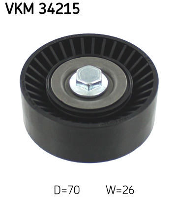 Deflection/Guide Pulley, V-ribbed belt - VKM 34215 SKF